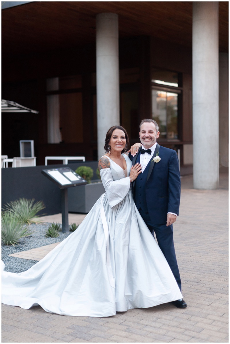 Bride and Groom Portraits at The W Hotel in Austin Texas