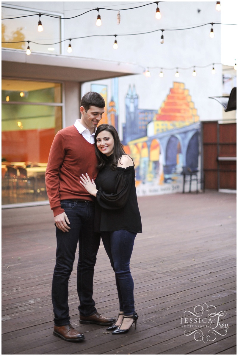 Engagement Photos in Downtown Austin Texas