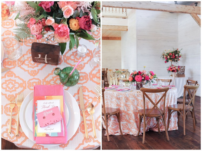 Desert Sunset themed wedding with musical twisted