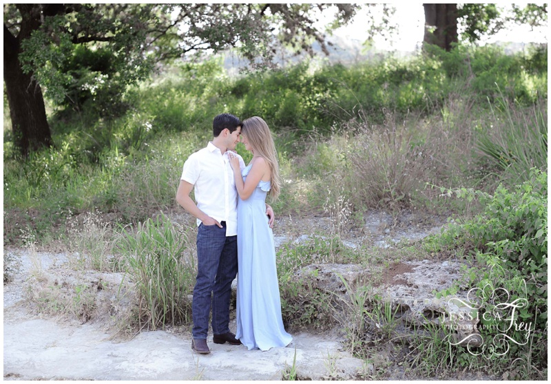 Outdoor engagement in Austin Texas