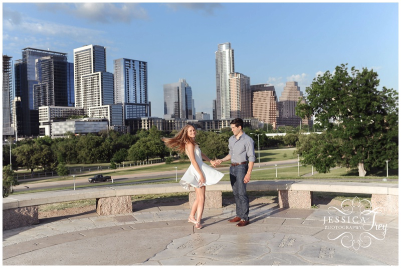 Engagement Photos with Austin's Skyline