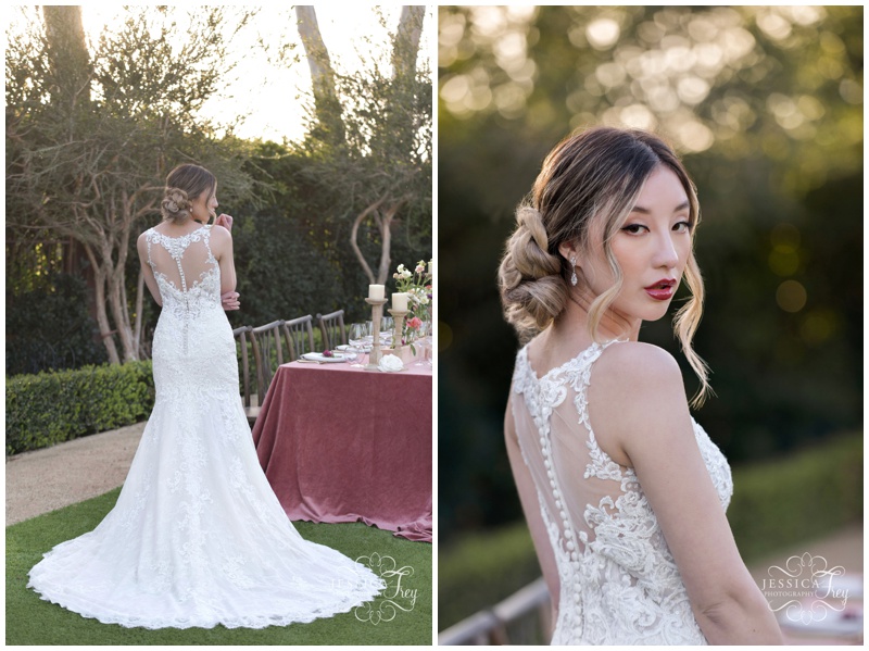 Maggie Sottero Wedding Gown with Illusion Back with Buttons