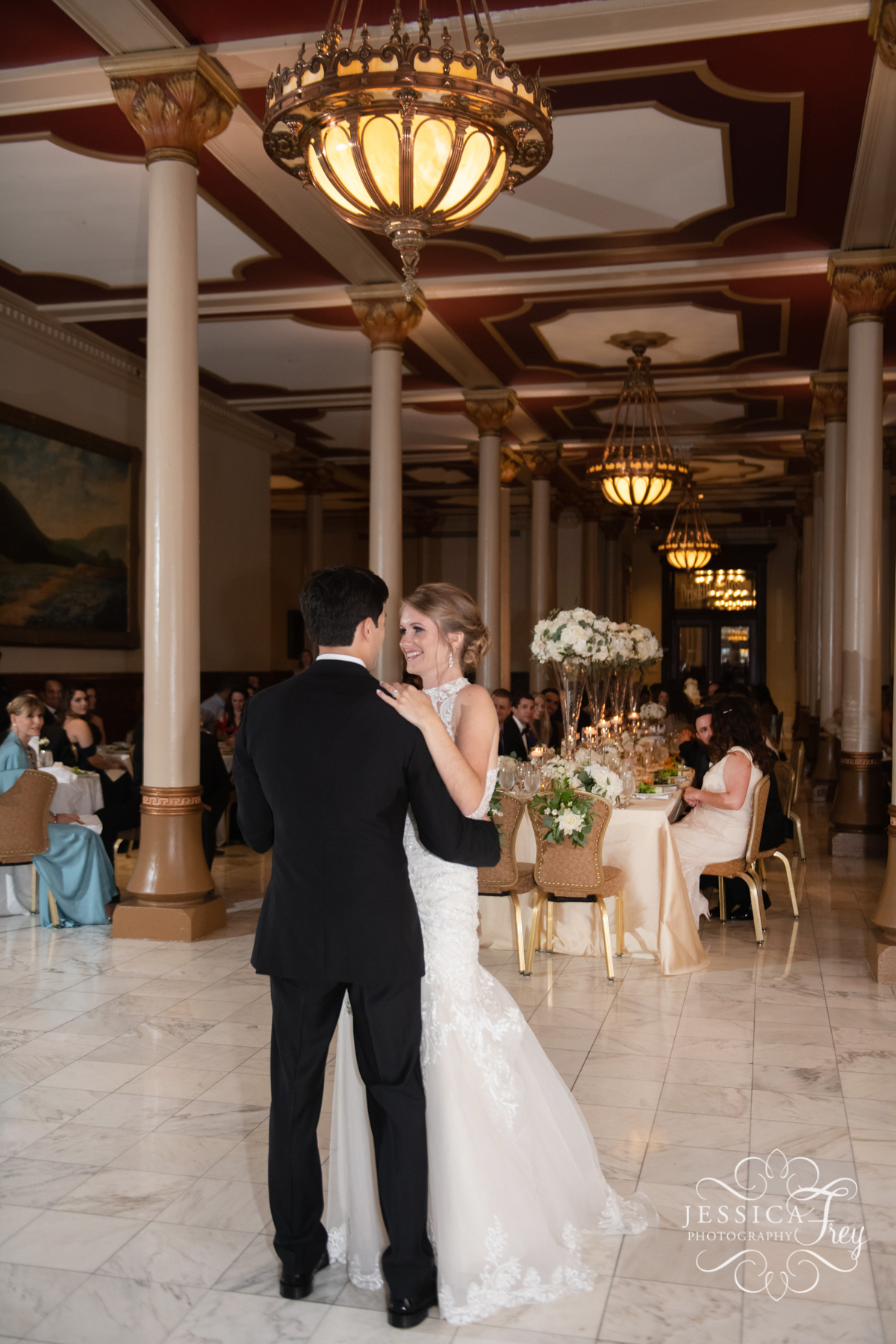 First Dance as husband and wife at The Driskill Hotel in downtown Austin Texas