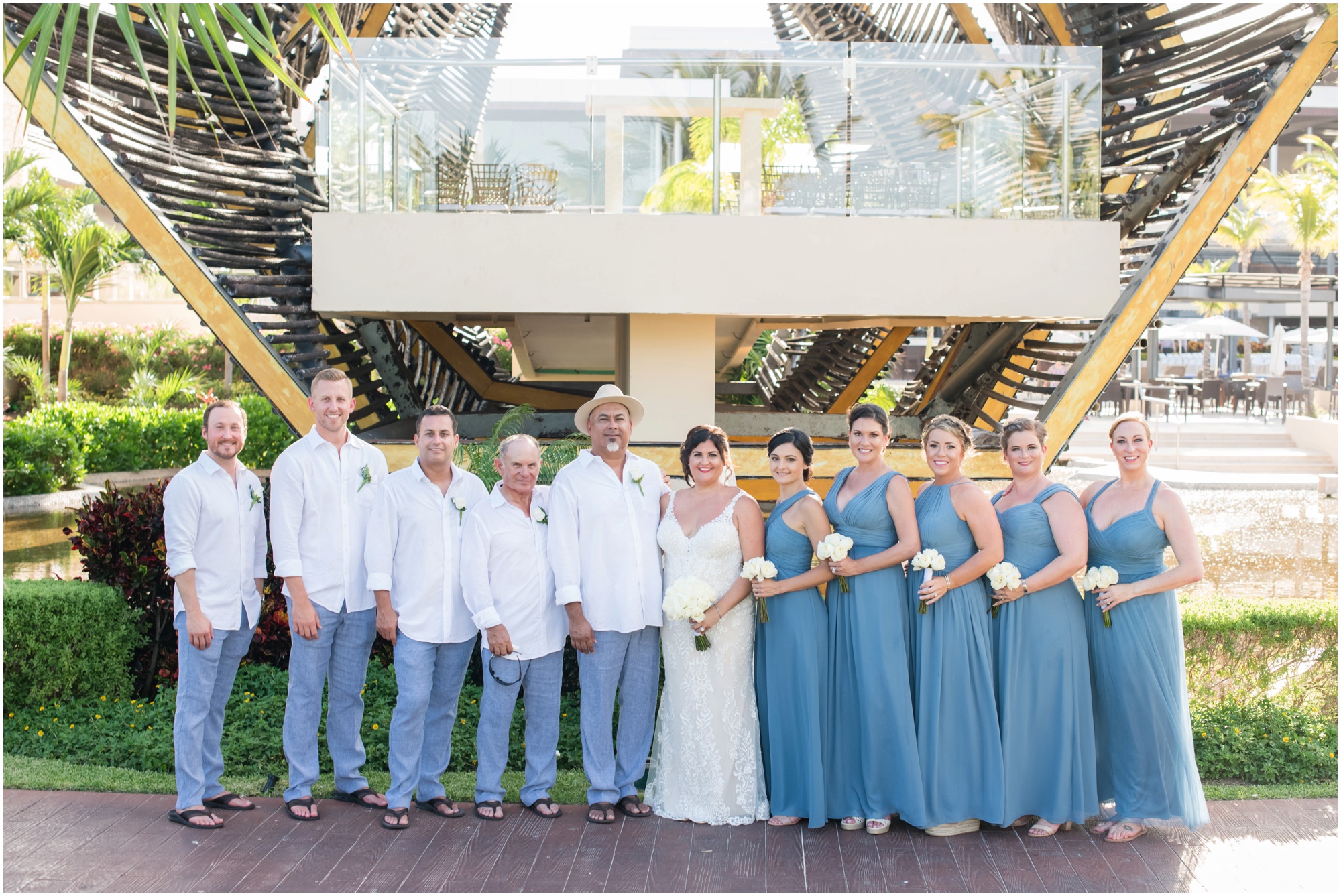 Wedding Party Photos at Royalton Riviera Cancun