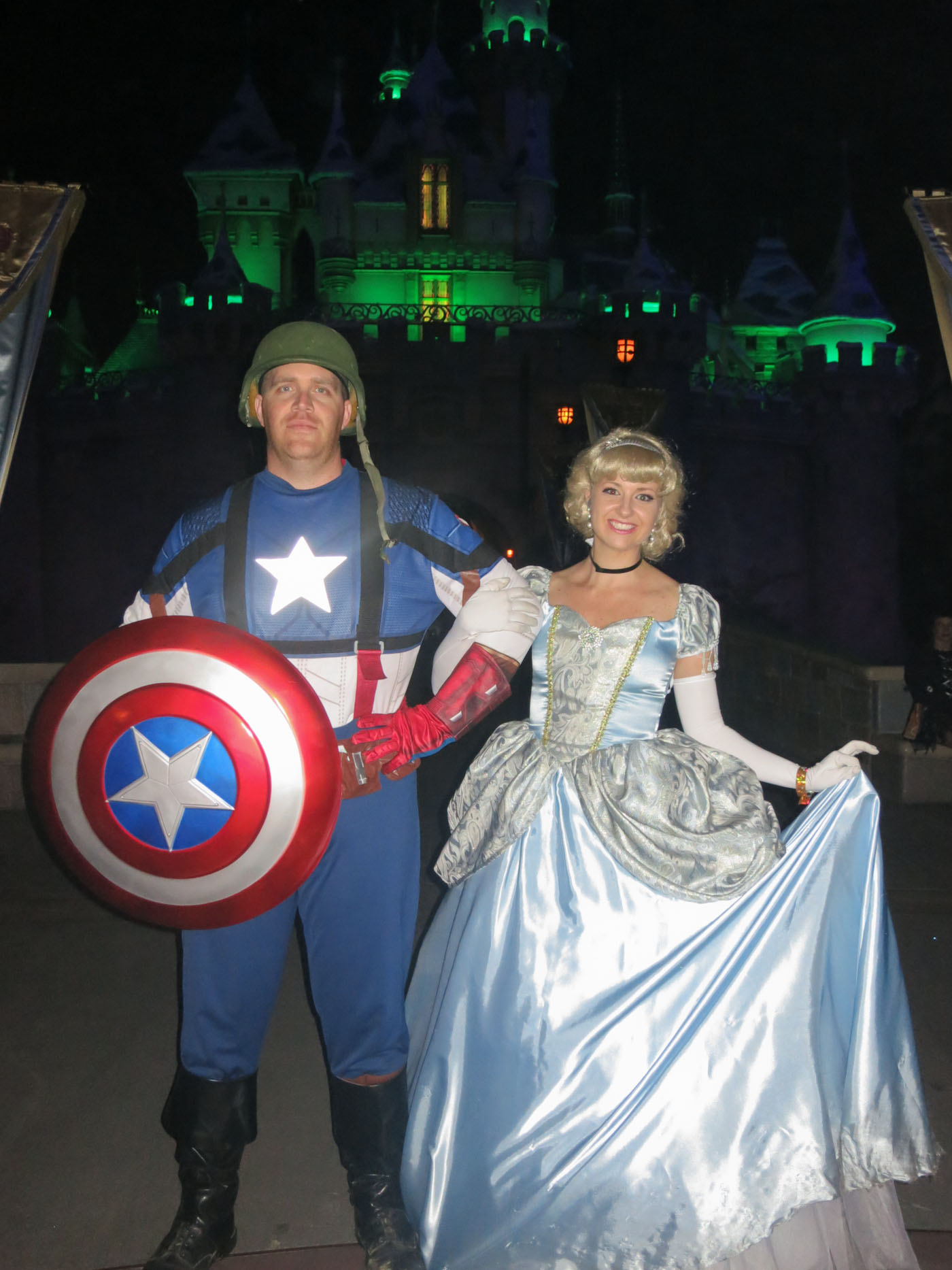 Disneyland Halloween Cinderella Captain America