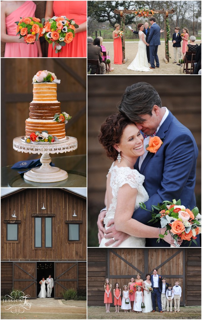 Navy & Coral wedding, Jessica Frey Photography, Lone Oak Barn, Austin barn wedding, Austin wedding, coral wedding flowers