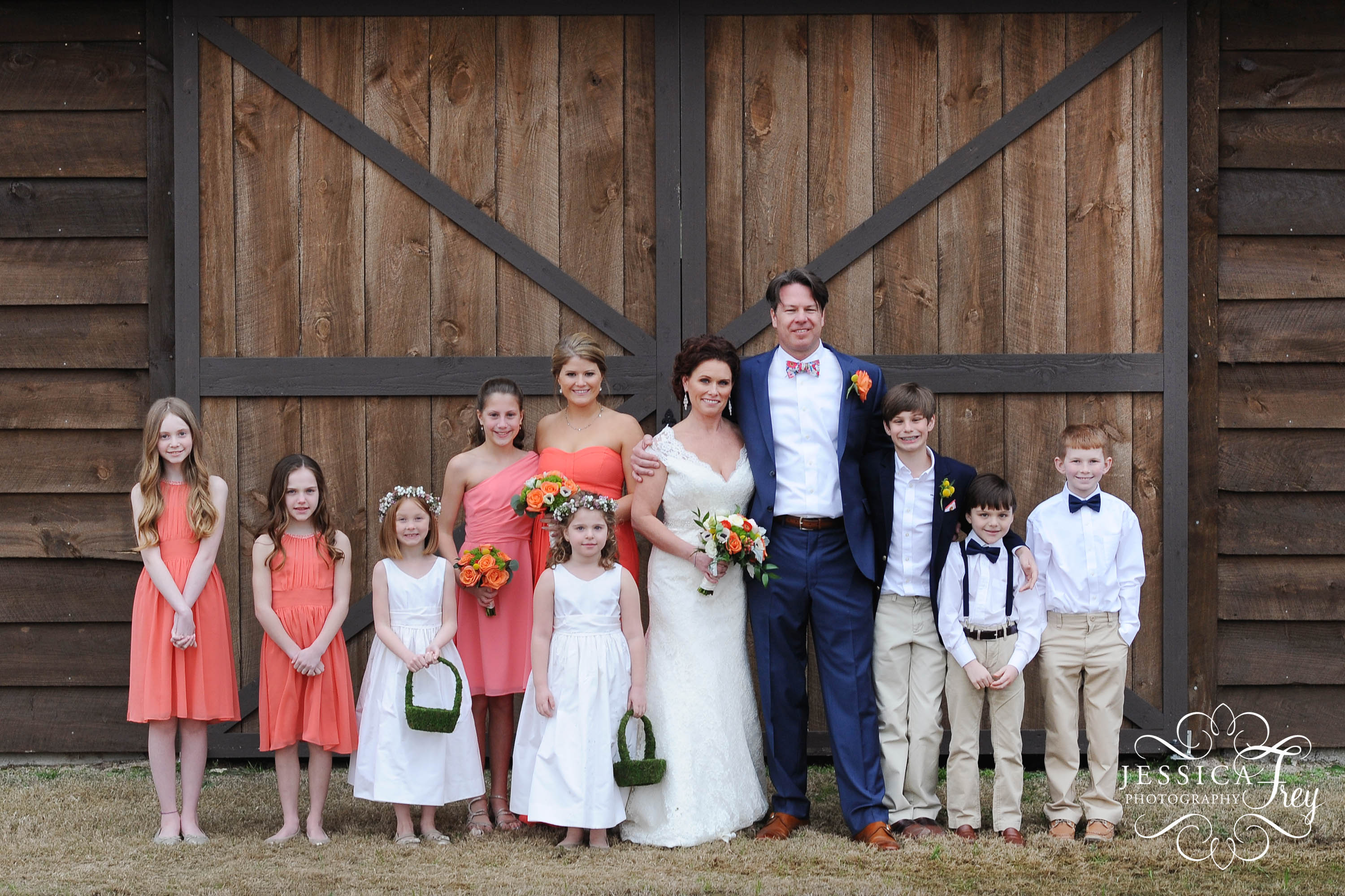 navy and coral wedding, barn wedding, Jessica Frey Photography, Austin barn wedding, Austin wedding photographer