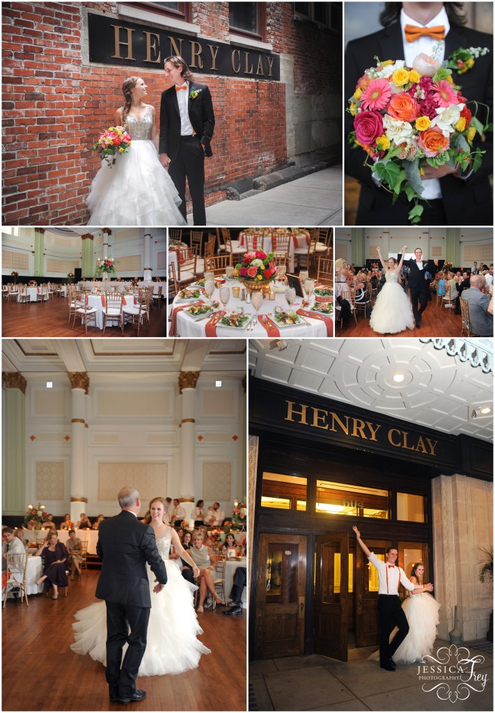 Henry Clay wedding, orange green pink wedding, Jessica Frey Photography,Louisville reception, Louisville wedding