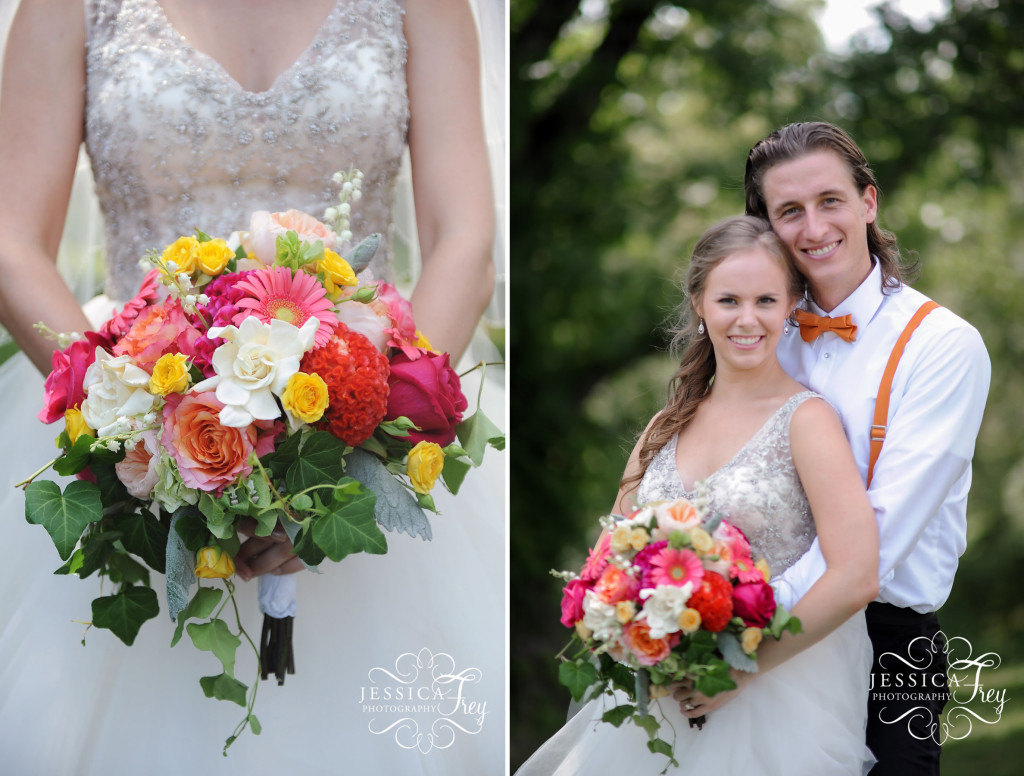 Jessica Frey Photography, Austin wedding photographer, Louisville wedding, pink orange green wedding, Henry Clay Wedding, aaron and angela wedding, orange groomsmen tux