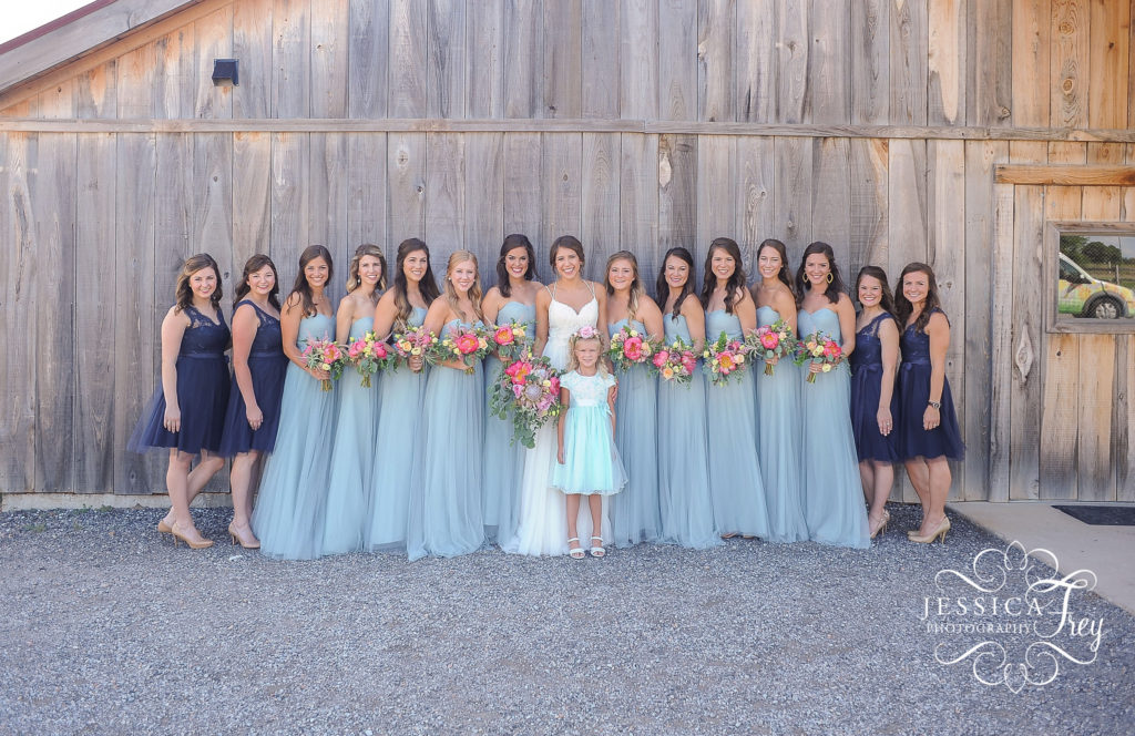 seaglass blue bridesmaid dresses, light blue bridesmaid dresses, jenny yoo bridesmaid, bhldn bridesmaid, venue at waterstone, dallas wedding